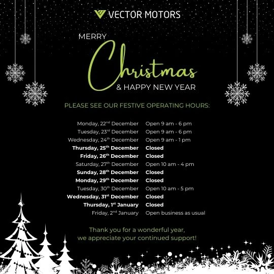 Christmas Operating Hours